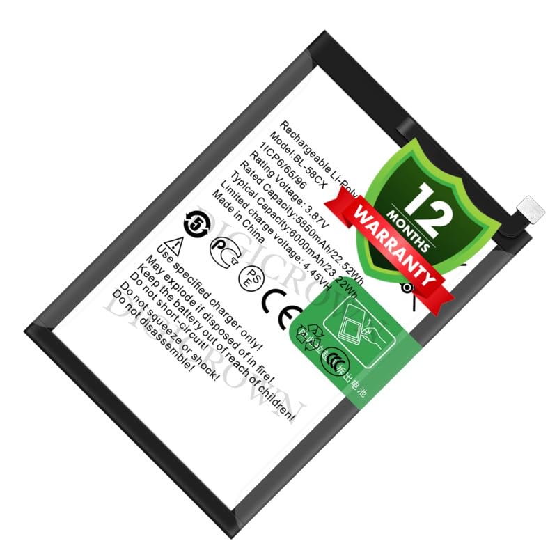 Image of Original BL-58CX Battery Compatible for Infinix Hot 10i (PR652B, PR652C, X658B, X658E, X659, X659B) - (4000mAh) - 1 Year Warranty