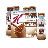 Special K Protein Shakes, Meal Replacement, High Protein, Gluten-Free Snacks, Milk Chocolate, 40oz Pack (4 Bottles)