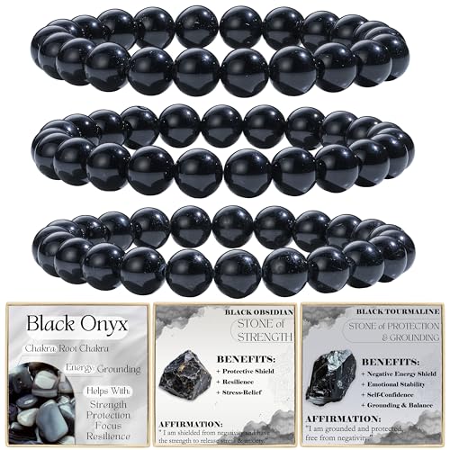 Bracciale Spirituale da Regalo per Donna: Questo bracciale perline donna viene fornito con una splendida scatola e una card firmata Bivei, perfetto da regalare. È un dono ideale per compleanni, Natale o qualsiasi occasione speciale, per aiutare chi ami a ritrovare la propria Protezione, Radicamento & Forza.