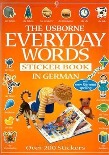 Everyday Words Sticker Book in German