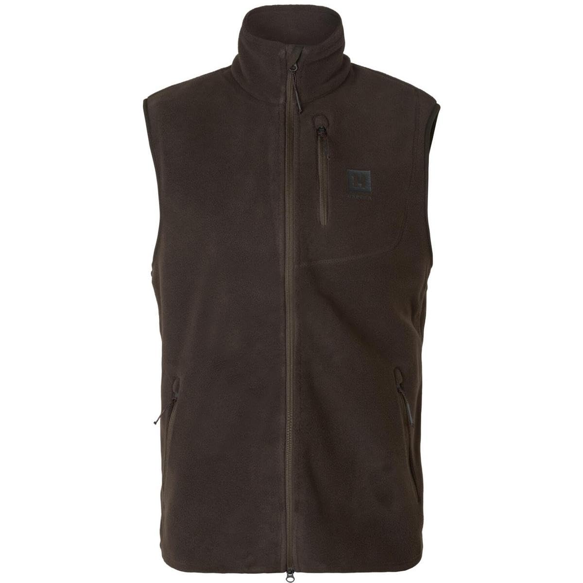 Harkila Mens Aspire Fleece Waistcoat (UK, Alpha, XXL, Regular, Regular, Shadow Brown)