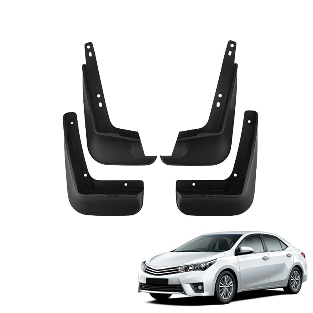 AMHVMU 4pcs Mud Flaps for Corolla (small version) 2014-2018