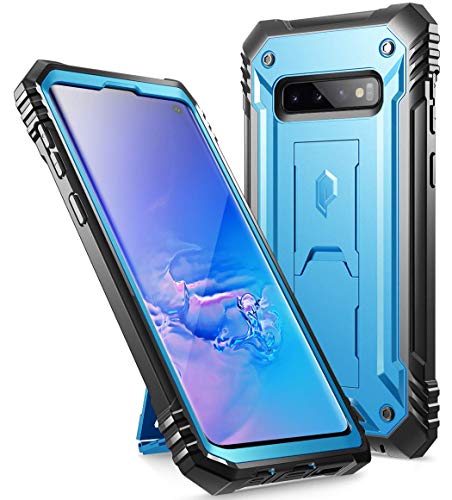 One-Day Sale: Up to 60% Off Poetic Galaxy S10 Rugged Case with Kickstand, Heavy Duty Military Grade Full Body Cover, Without Built-in-Screen Protector, Revolution Series, for Samsung Galaxy S10 6.1 Inch (2019), Blue One-Day Sale: Up to 60% Off Poetic Galaxy S10 Rugged Case with Kickstand, Heavy Duty Military Grade Full Body Cover, Without Built-in-Screen Protector, Revolution Series, for Samsung Galaxy S10 6.1 Inch (2019), Blue