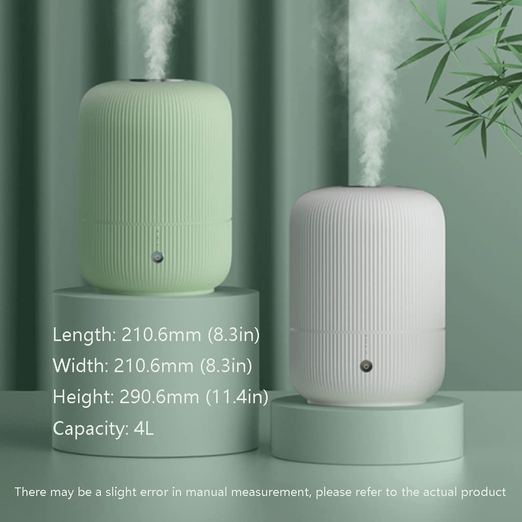 Ulepszony Diffuser voor etherische olie met hoge capaciteit, grote 4L ultrasone luchtbevochtiger voor thuisgebruik, voor zwangere vrouwen, slimme herinnering voor watertekort Zrelaksować się