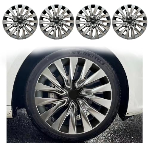 Tesla���f��3 2024-2025�p18�C���`�z�C�[���J�o�[�A�t���G�b�W�J�o���b�W�n�u�L���b�v�ATesla Model 3 Highland�Ή� -1�p�b�P�[�W������4�J�o�[�A����ABS�f�ށA�Ă��G�i�����B