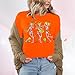 Cinco De Mayo Shirts for Women Funny Skeleton Dabbing Tshirt Mexican Fiesta Shirt Mexico Tee Sombrero Tops Orange