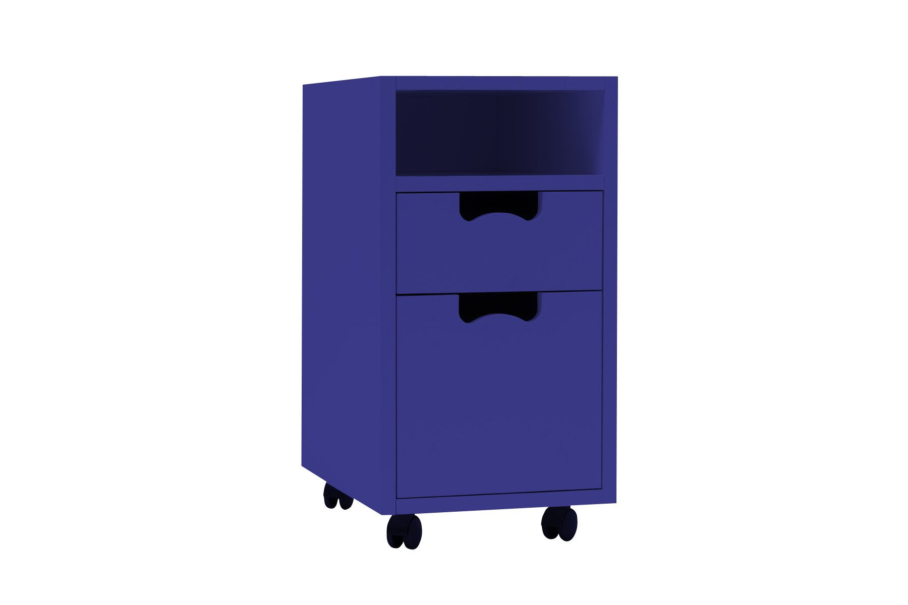 APRODZ Mango Wood Bow Large Trolley Chest of 2 Drawers Storage Cabinet for Living Room | Wooden Sideboard | Kimberly Finish-image-23