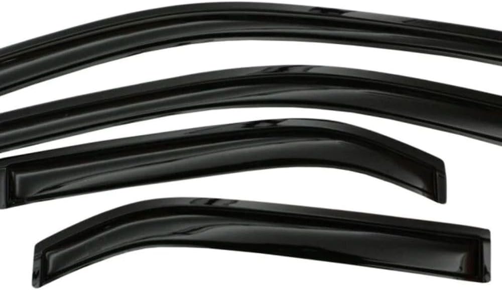 Auto Ventshade [AVS] Outside Mount Rain Guards for 2015 - 2017 Chrysler 200 | Window Vent Visors, 4 pcs. - Smoke | 94997