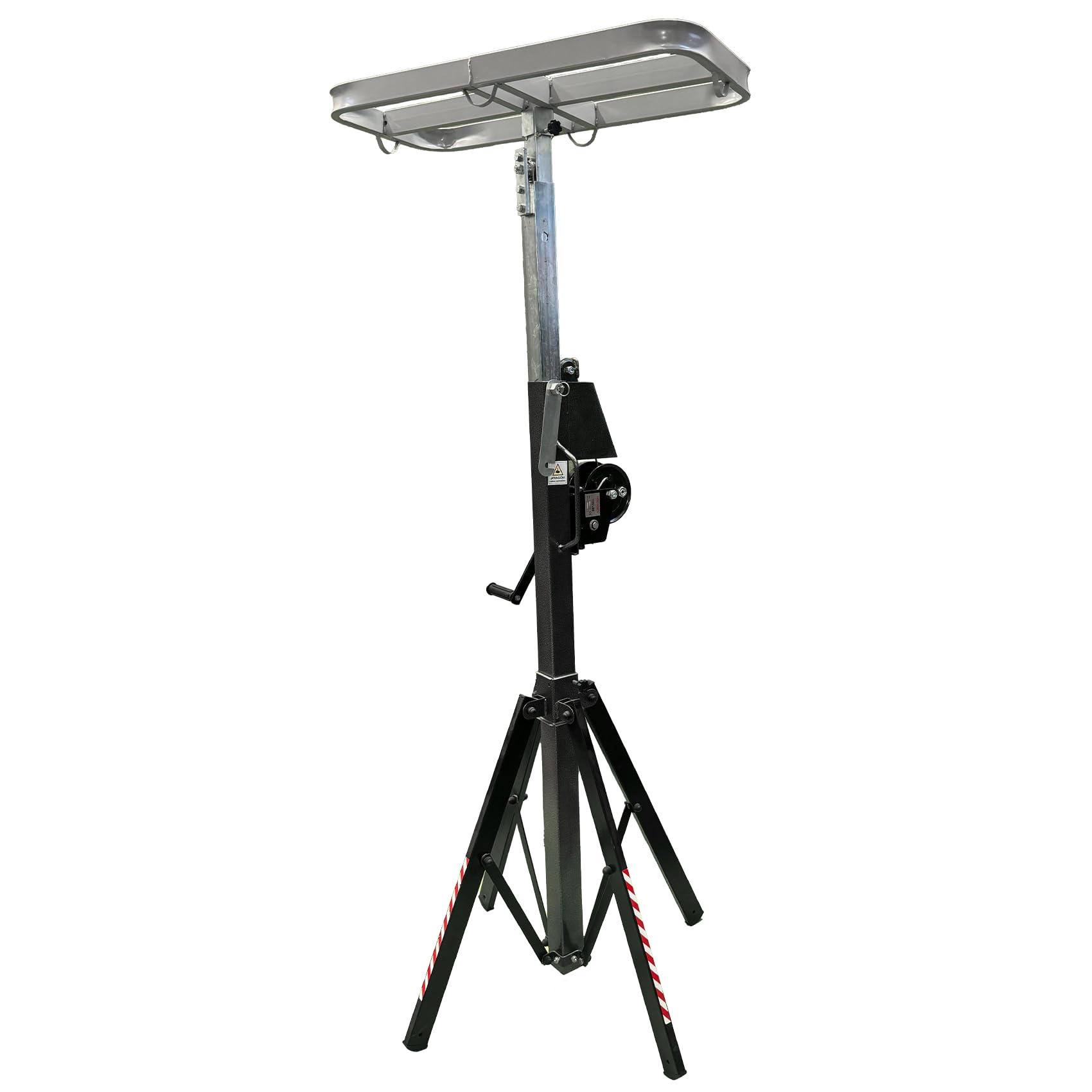 3S SuperSamaStore Elevatore Sollevatore per Installare Unità Esterne di Condizionatori e Moto Condensanti, Cavalletto Telescopico per Sollevare Climatizzatori, Portata Max 130kg, Altezza Max 3.65m