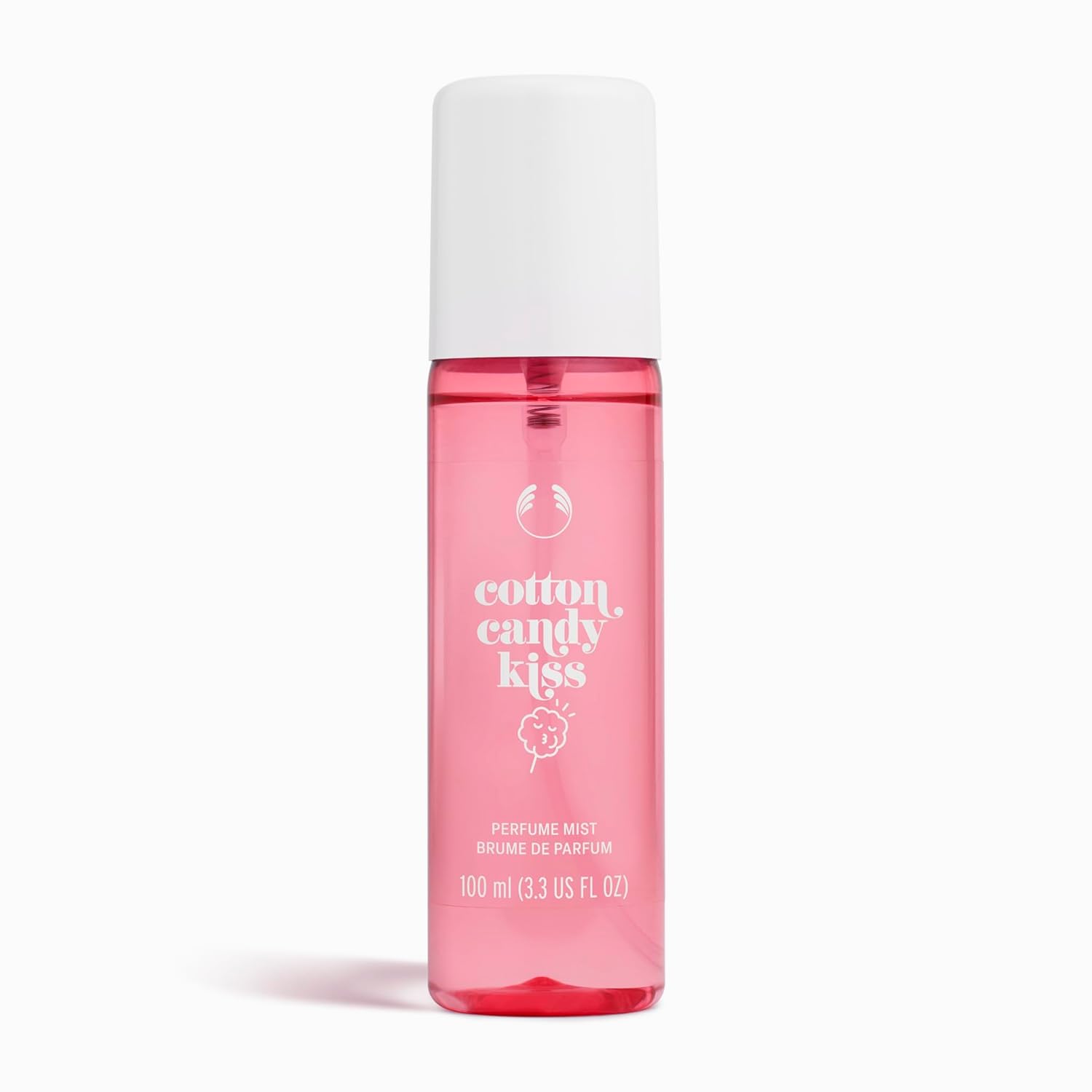 The Body Shop Cotton Candy Kiss Body Mist | Fragrance for Women with Sugar-Sweet Scent | Notes of Strawberry & Bubble Gum, 100 ml / 3.3 oz