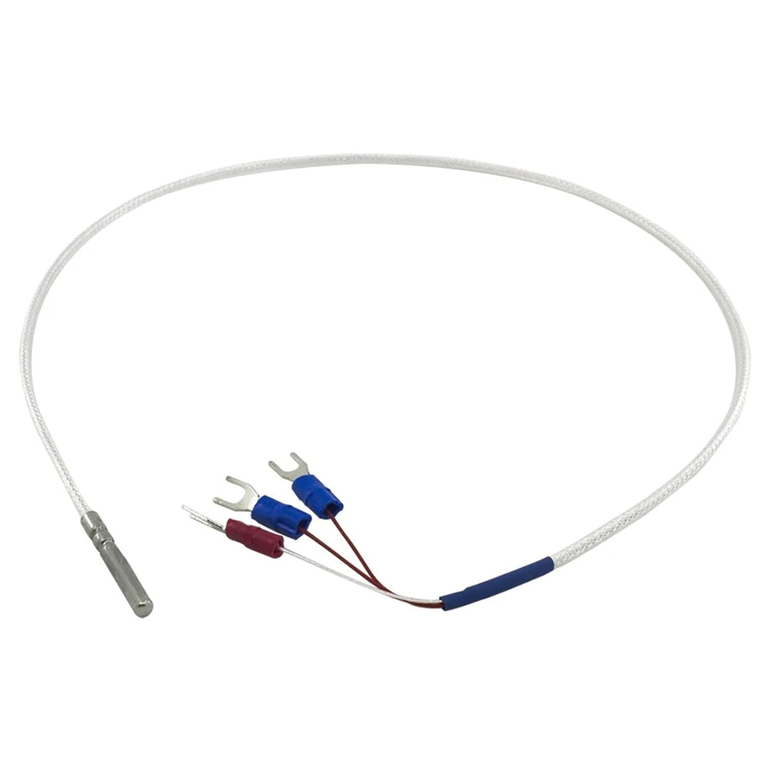 FTARP10 PT100 0.5m Cable Roller Groove Probe Head Waterproof oilproof anticorrosive Type RTD Temperature Sensor(4x30mm Probe A)