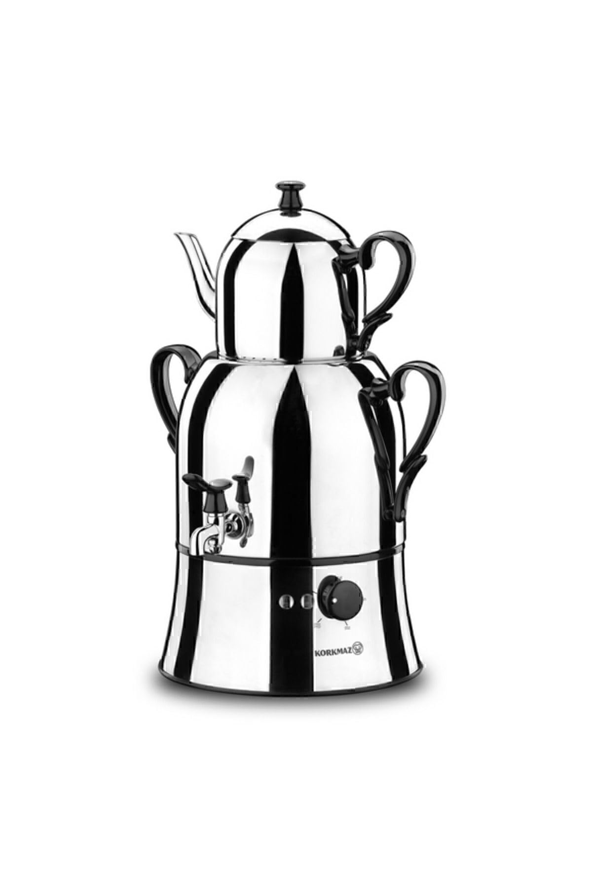 Orginal Nosta Samovar Semaver Tea Pot Black, KA-338