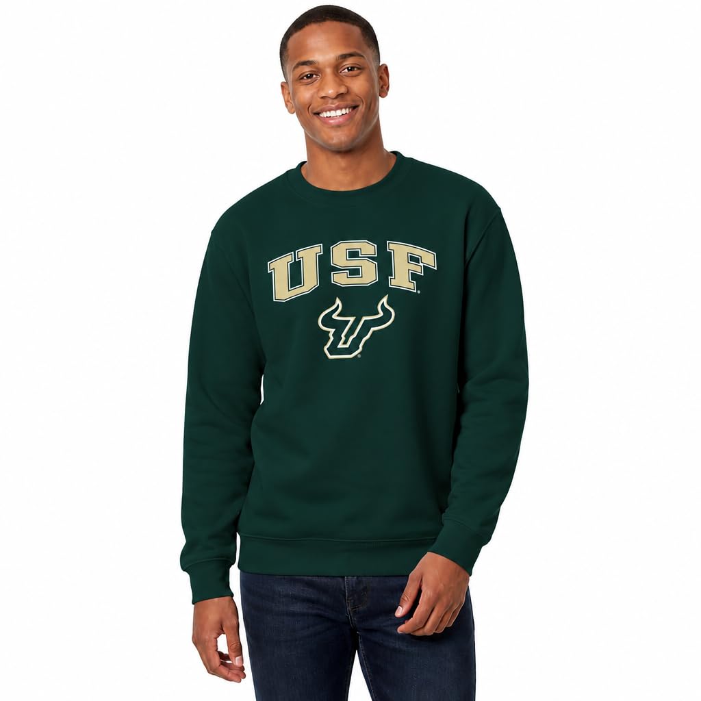 NCAA College Sweatshirt Fleece Crewneck Pullover for Men and Women