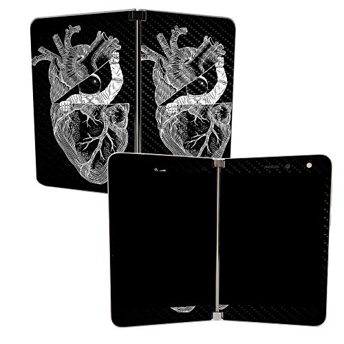Image of MIGHTY SKINS MightySkins Carbon Fiber Skin for Microsoft Surface Duo - My Space | Protective, Durable Textured Carbon Fiber Finish | Easy to Apply, Remove, and Change Styles | Made in The USA