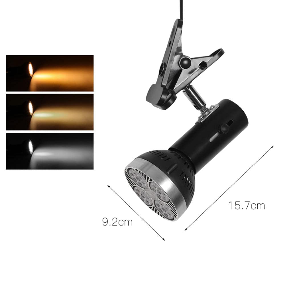 Luci A Clip Lampada Pinza Luce Da Lettura Luce Da Lettura Clip Led Super Bright Spotlight Exhibition Gratuito Cablaggio Gratuito Punch Mobile Clip Tandem Pittura Mostra Plug-In Plug-In-Evidenziare La