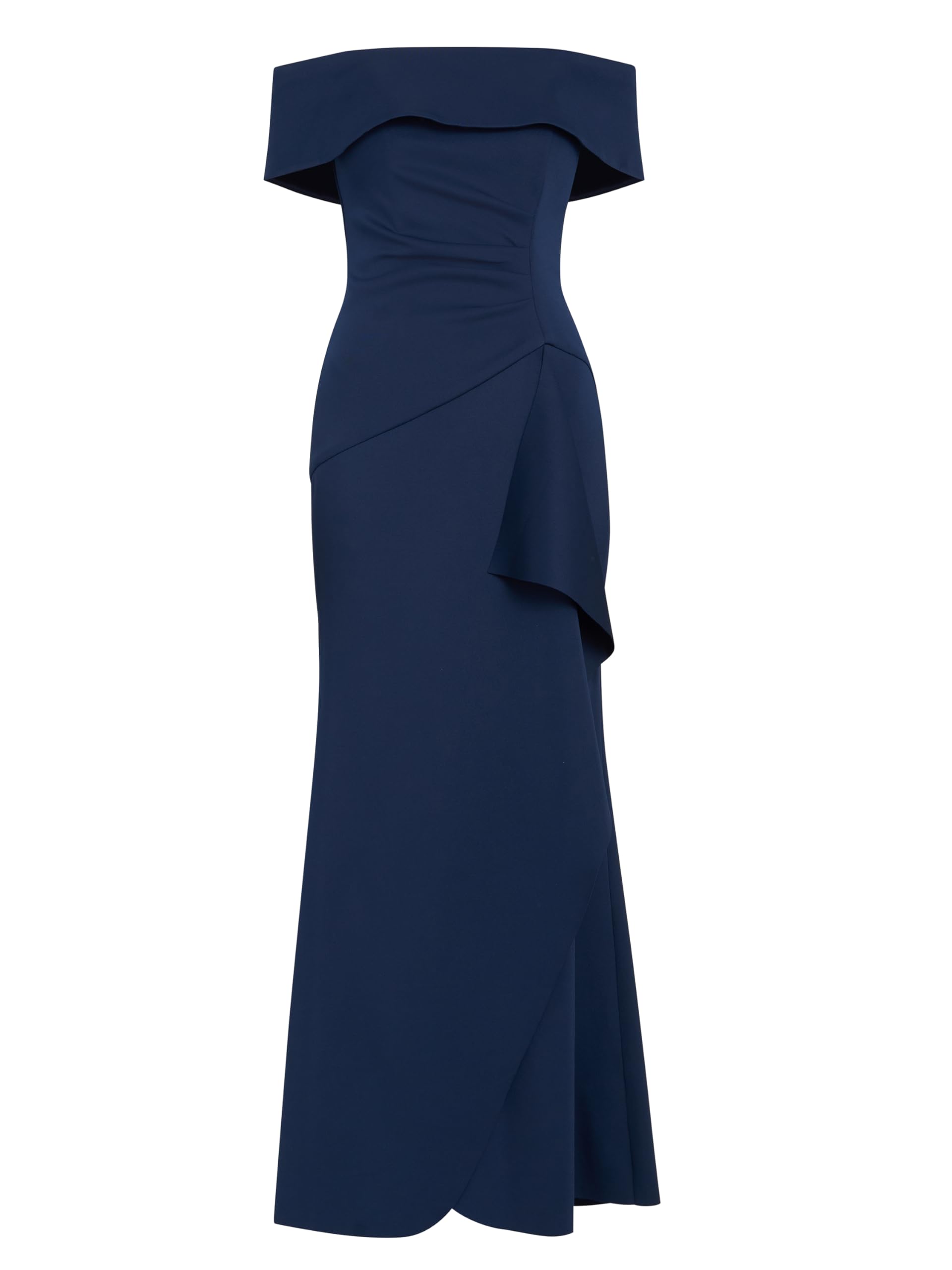 Gina Bacconi Women's Carla Off The Shoulder Maxi Dress - Navy - 12