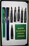 Deluxe 20 Pc Master Calligraphy Pen Set w/ Ink, Storage Case