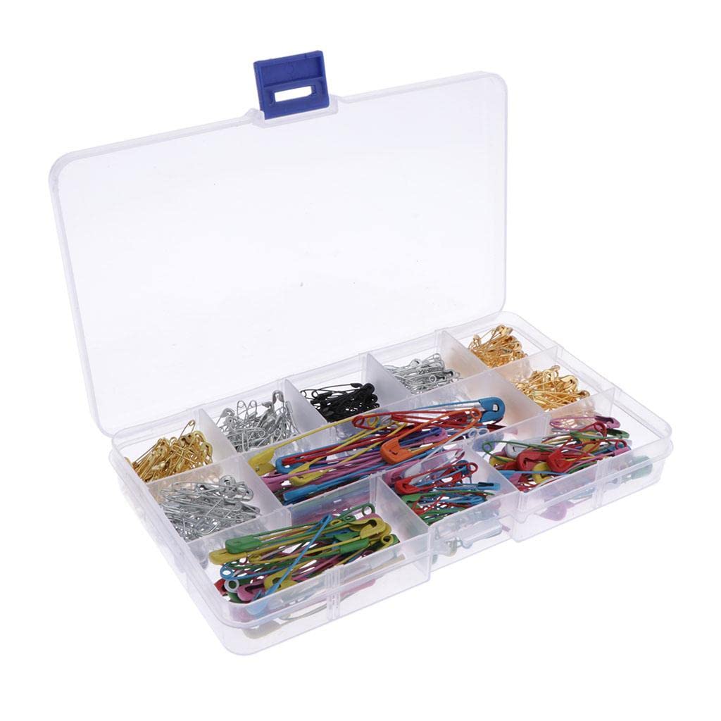5 juegos de 500 piezas/caja de acero fuerte DIY Kilt etiquetas de ropa bufanda broche seguridad solapa pines