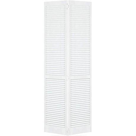 Closet Door, Bi-fold, Kimberly Bay Traditional Louver-Louver White (80x24)