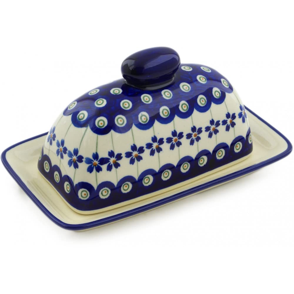 Unbekannt Bunzlauer Keramik Cloche à Fromage Petit au Motif 166 a, idéal pour Harzer Roller
