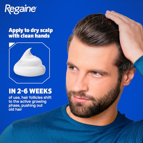 Regaine For Men Extra Strength Foam - Scientifically Proven To Help Stop Hereditary Hair Loss - Minoxidil Foam for Hair Regrowth - (3 x 73ml), Packaging May Vary - Image 7
