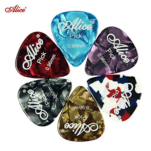 Al 6pcs Bass Guitar Picks Multi Celluloid Materials Custom Electric Guitarra Plectrums