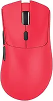 Mouse Gamer ATTACK SHARK R1 Branco Sem Fio 18000 DPI Sensor PAW3311 RGB Recarregável – Alta Precisão e Design Ergonômico (Vermelho)