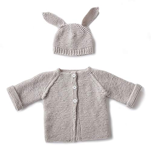 Image of Bernat Baby Big Ball Sport Yarn, 12.3 oz, Gauge 3 Light, 100% Acrylic, Baby Grey