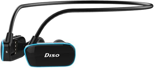 Miniatura 2 de DISO Reproductor de MP3 impermeable IPX8 con memoria flash de 8 GB y auriculares de repuesto Batería recargable incorporada de carga rápida y larga