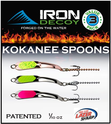 Kokanee Spoon Fishing Lures, Multipack, Bundle, Kit, Casting...
