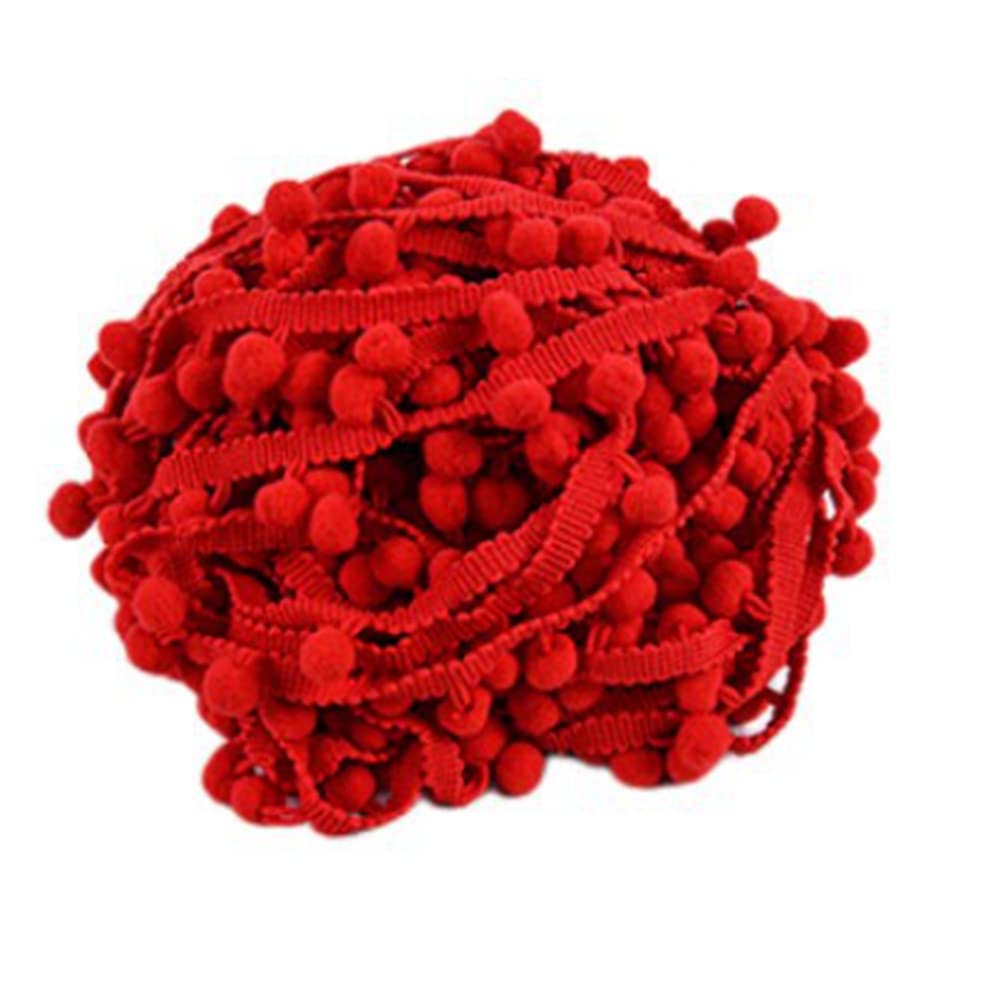 20 Yards Pomponborte Zum Nähen Dekoband Mit Bommel Produktbild-Vorschau 2