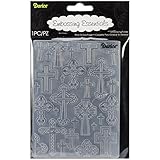 Darice Embossing Folder, 4.25 by 5.75-Inch, Crosses