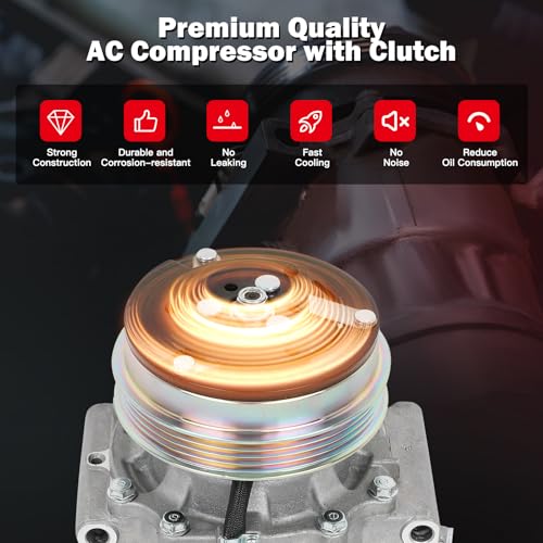 Image of CCIYU AC Compressor w /Clutch for Honda Insight 1.3L 2010-2014