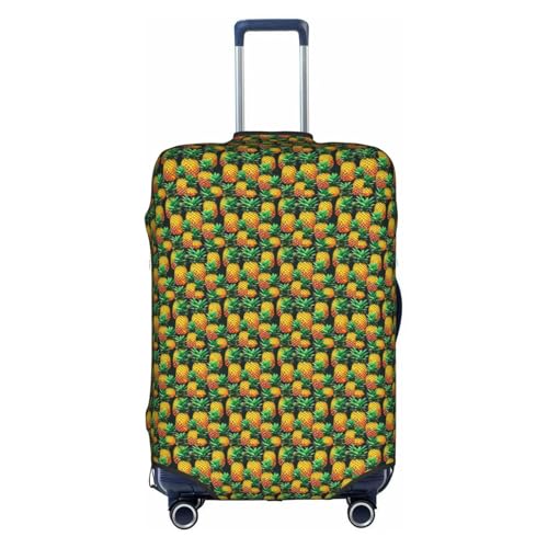 Housse de valise imperméable blanche motif ananas XL - Organiseur de sac protecteur