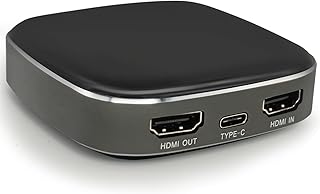 4k Gaming Video Capture Card - HDMI to USB 3.0 Type C, 4K @60 Input, 1080P 60FPS Record, Free Lag Loop, Support Windows MA Price In India