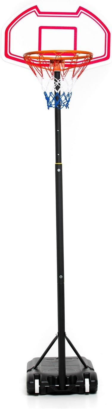 AFX Basketball Adjustable Portable Stand & Hoop Set - Height 1.65-2.10m - 16" Ring