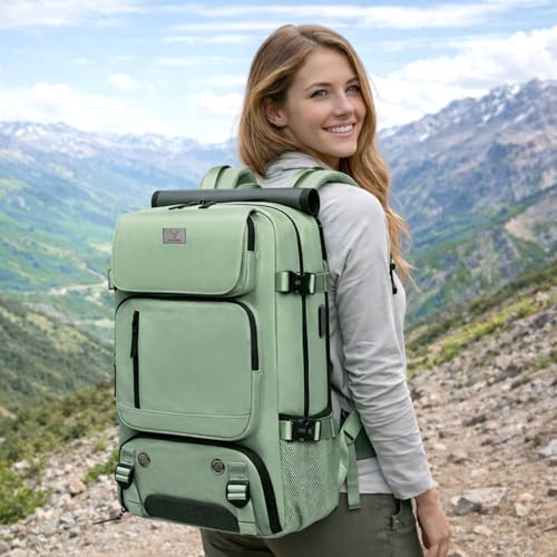 Image of REDHORNS Multifunctional 3-In-1 Anti-Theft Handbag /Multi-Purpose Cross body Bag, 16-Inch Business Laptop with USB port, Unisex 30L Water-Resistant Bag, fits for Camping, Outdoor, Travel
