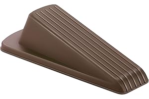 Crosize Heavy-Duty Wedge Lock Door Stoppers for Floor Gaps