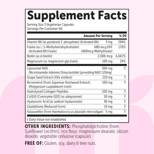 Micro Ingredients Liposomal NAD+ for Women