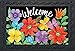 Briarwood Lane Whimsy Flowers Spring Doormat Indoor Outdoor 30