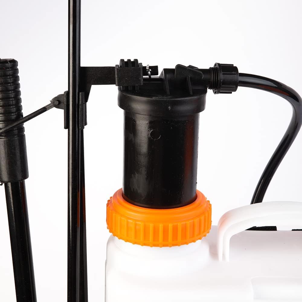 Mediawave Store - Nebulizzatore a Batteria a Spalla 16lt Pompa Diserbante con Spruzzino ST7008E1 Atomizzatore, Spruzzatore, a Zaino, per Vigneti, Orti, Piante e Disinfestazione Ambienti