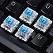 45 PCS Mechanical Keyboard Switches 3 Pin Blue Clicky Switches Dustproof Keyboard Clicker Keys Replacement for Gaming Keyboards