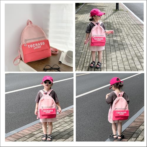 Image of Tinytot 15 inch Cute Backpack for Kids Girls Boys Toddler Backpack Preschool Nursery Play School Travel Bag for 5 to 8 Year Child - Mini Size