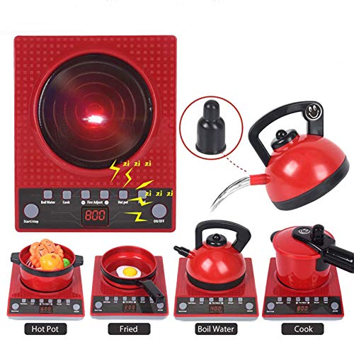 52 PCS Brinquedo infantil de cozinha para brincar de brinquedo com panelas e frigideiras Conjunto de