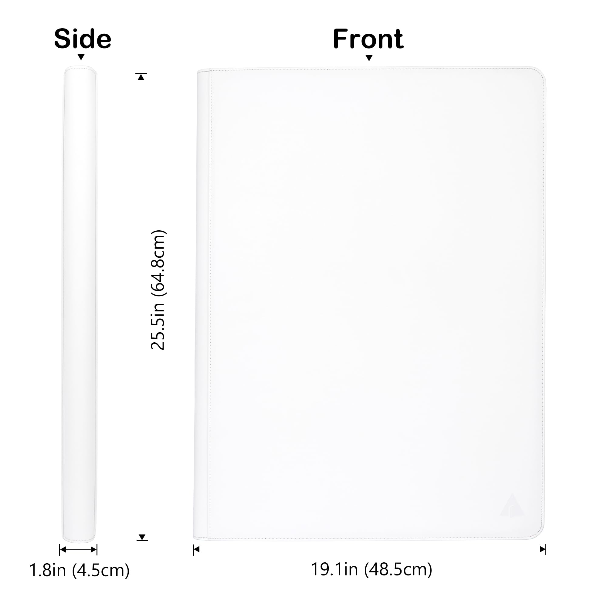 Rayvol UltraSonic-362304 Classeur à cartes à collectionner avec 2 300 pochettes à 36 pochettes et plus de 2 000 anneaux Blanc | Peut contenir jusqu'à 2 300 cartes à collectionner standard avec 36 poches latérales par page et fermeture éclair sécurisée