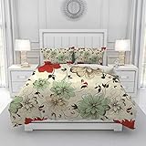 🎀 Decora el dormitorio: la fundas nordicas cama hermosa apariencia de color y el hermoso diseño son muy adecuados cambie rápidamente la apariencia de la habitación,que pueden agregar una sensación fresca y moderna a tu dormitorio. O como un regalo perfecto para amigos, colegas, parientes, familiares y niños. Hermosa decoración, este es un buen regalo.