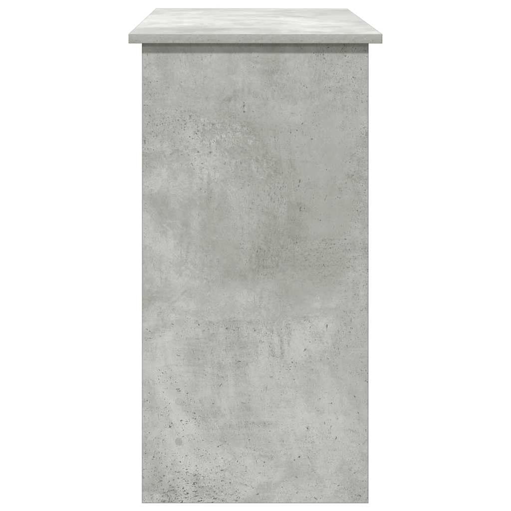 Scrivania Grigio Cemento 80x40x75 cm in Legno Ingegnerizzato | Tavolo compatto e moderno per camera da letto, soggiorno o studio. Ideale come postazione PC o scrittoio.
