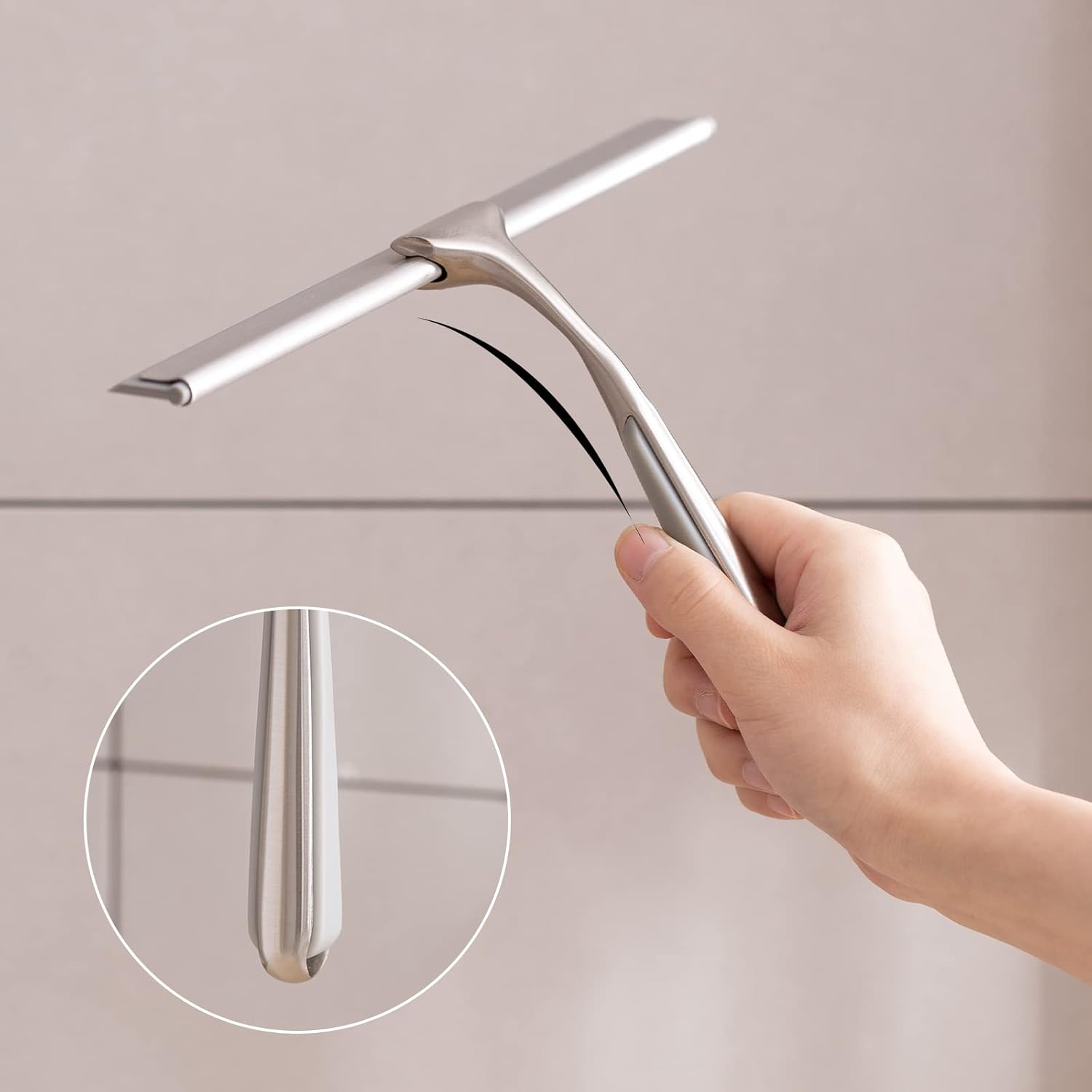 Shower Squeee for Shower Doors 10 Inch Bathroom Squeee for Windows,