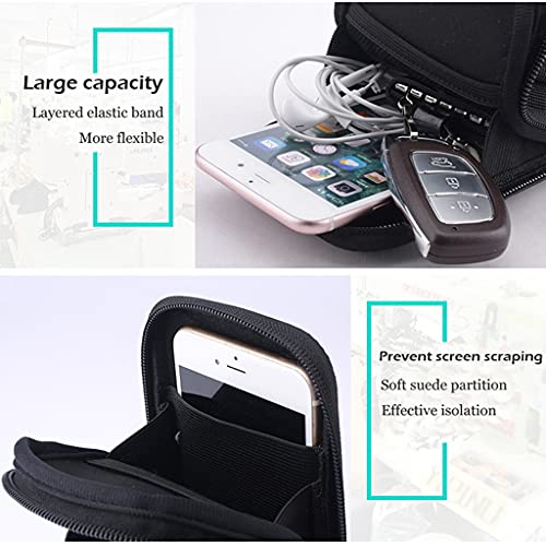 DZXCHM-Sports-Gym-Arm-Bag-Fitness-Running-Wrist-Wallet-Jogging-Phone-Holder-Purse-Armband-Cycling-Pouch-Accessories-Color-Black-Size-One-Size