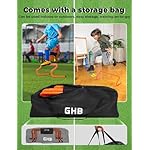 GHB Speed Agility Training Equipment, 5 Pack Agility Hurdles Soccer Cones 12 Pack Detachable Sturdy Hurdles Training Equipment Set with Carry Bag for Athletes,Soccer,Basketball - Image 4